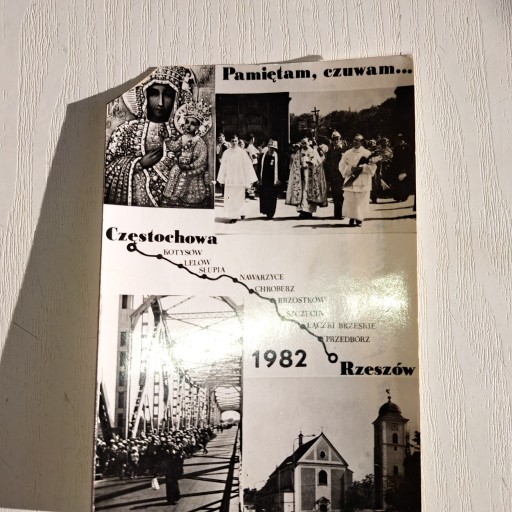 Zdjęcie oferty: RZESZÓW-CZĘSTOCHOWA HISTORYCZNA PIELGRZYMKA 1982 