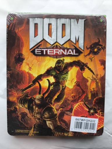Zdjęcie oferty: DOOM ETERNAL XBOX ONE  PL + METALOWY PLAKAT FOLIA
