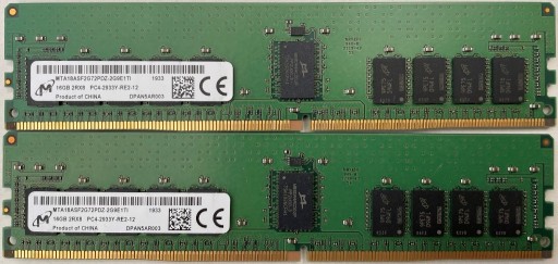 Zdjęcie oferty: 2x16GB RAM Fujitsu serwer - S26361-F4083-L116