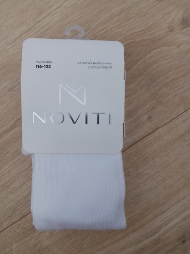 Zdjęcie oferty: Rajstopy bawełniane białe - rozmiar 116/122
