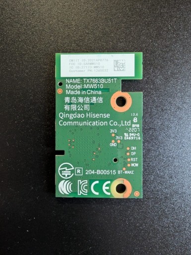 Zdjęcie oferty: WI-FI TX7663BU51T do TV  Hisense 55A63H ITP