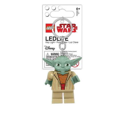 Zdjęcie oferty: Brelok z latarką Lego Star Wars Yoda 4,5 x 5,5 cm