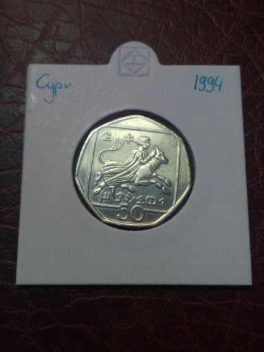 Zdjęcie oferty: Moneta Cypr 50 centów 1994