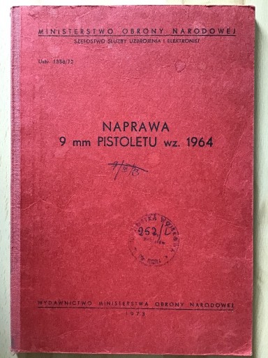 Zdjęcie oferty: NAPRAWA 9 mm PISTOLETU wz. 1964