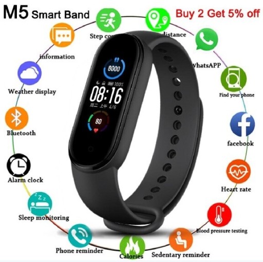 Zdjęcie oferty: SMARTBAND M5 Smart bracelet polecam tani prezent 