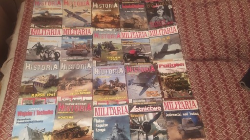 Zdjęcie oferty: Czasopisma militaria, historyczne 20 sztuk