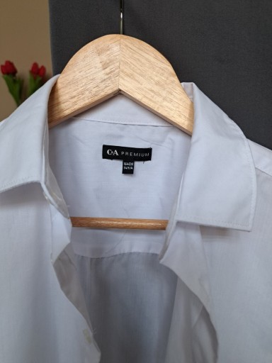 Zdjęcie oferty: Koszula biała z długim rękawem C&A r. 164