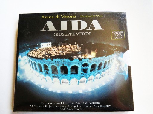 Zdjęcie oferty: Aida Giuseppe Verdi 2CD nowa folia