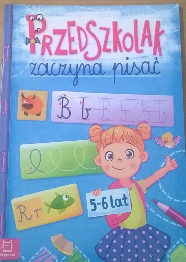 Zdjęcie oferty: Przedszkolak zaczyna pisać Nauka pisania Alfabet