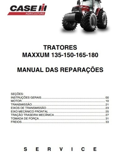 Zdjęcie oferty:  Instrukcja napraw Case MAXXUM 135-150-165-180