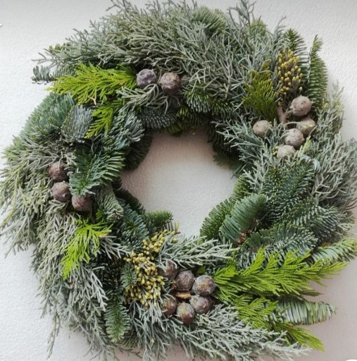 Zdjęcie oferty: wianek wianki stroik świąteczny pachnący żywy fi35