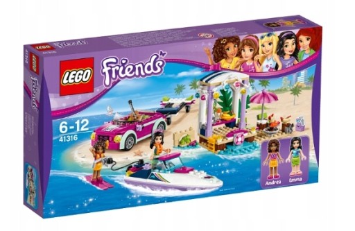 Zdjęcie oferty: Klocki LEGO Friends Transporter Motorówek 41316