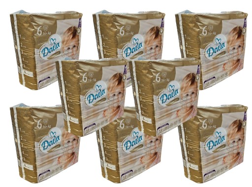 Zdjęcie oferty: Pieluchy pampersy DADA 6 | 206 szt | ZESTAW