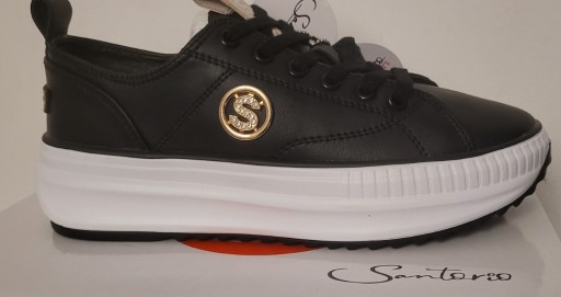 Zdjęcie oferty: Sneakersy Santorio czarne rozm 37