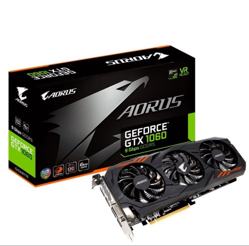 Zdjęcie oferty: Karta graf Gigabyte GeForce GTX 1060 AORUS 6 GB