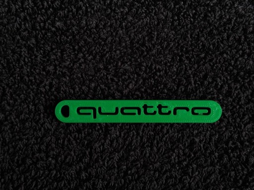 Zdjęcie oferty: Brelok Audi Quattro - Druk 3D - Zielony