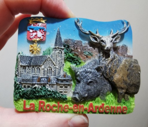 Zdjęcie oferty: Magnes na lodówkę 3D La Roche-en-Ardenne Belgia