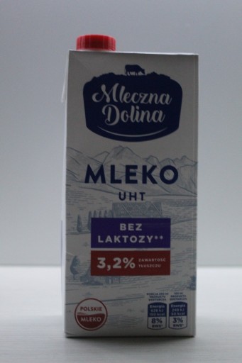 Zdjęcie oferty: mleko bez laktozy 3,2 mleczna dolina 12szt x 1l