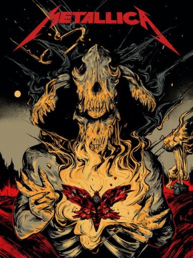 Zdjęcie oferty: METALLICA  “Moth Into Flame” Wolfskulljack