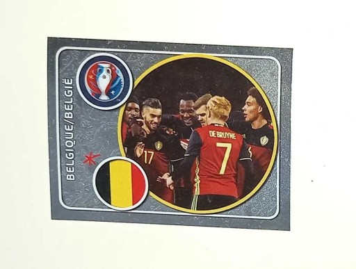 Zdjęcie oferty: UEFA EURO 2016 - Naklejka drużyny Belgii