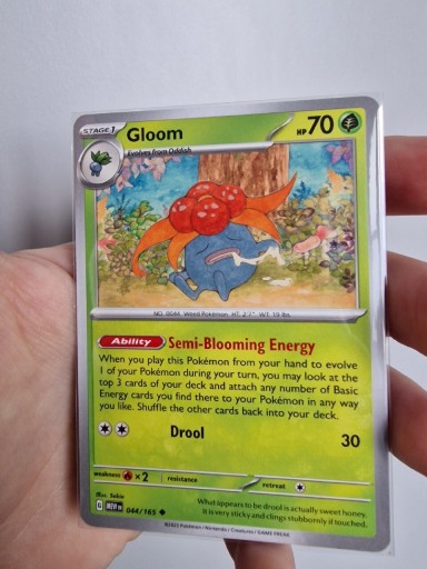 Zdjęcie oferty: Karta Pokemon Gloom (MEW 044) 151 MEW