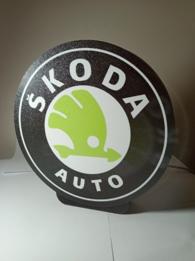 Zdjęcie oferty: Skoda lampa ozdobna lampka usb plastikowa 3D škoda