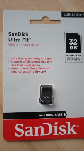 Zdjęcie oferty: Pendrive SanDisk ULTRA FIT USB 3.1 32GB