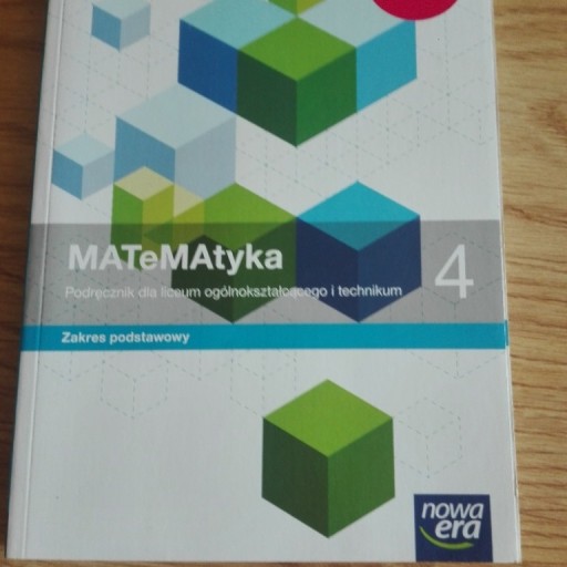 Zdjęcie oferty: Matematyka 4- podręcznik-zakres podstawowy