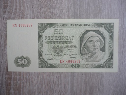 Zdjęcie oferty: Banknot 50 zł. 1948 r . UNC 