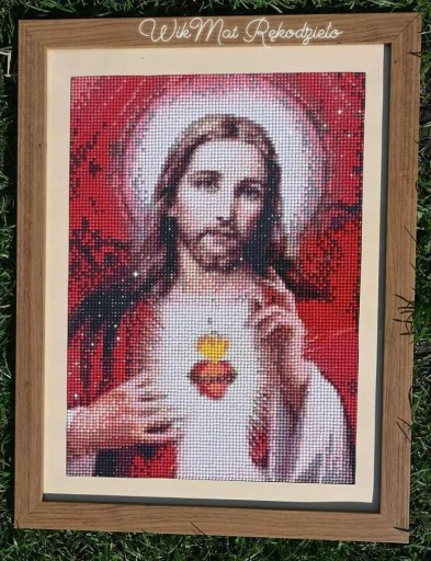 Zdjęcie oferty: Obraz "Pan Jezus" Diamond Painting