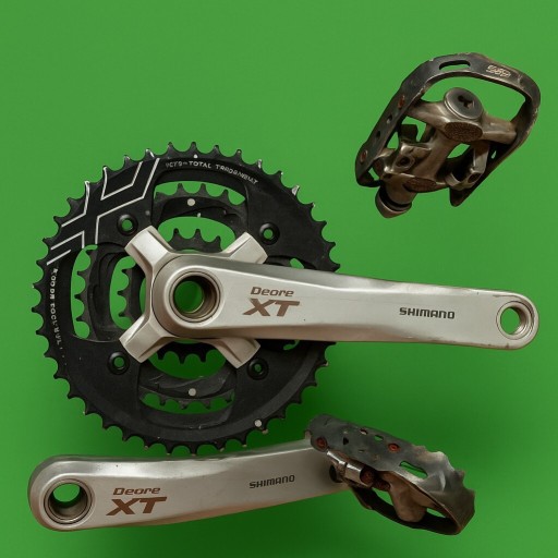 Zdjęcie oferty: Shimano Deore XT FC-M770 z pedałami SPD