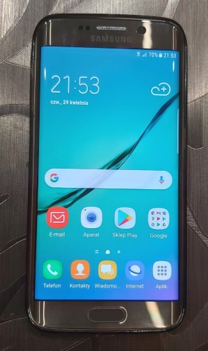 Zdjęcie oferty: SMARTFON SAMSUNG GALAXY S6 EDGE KOLOR ZŁOTY