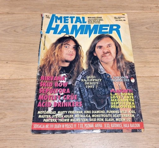 Zdjęcie oferty: Metal Hammer - 3/1992