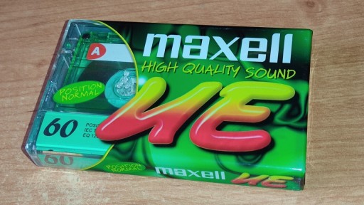 Zdjęcie oferty: Kaseta Maxell UE - 60 minut - w Folii