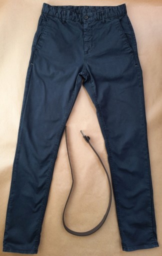 Zdjęcie oferty: Zara spodnie chinosy z paskiem rozmiar 38 jak nowe