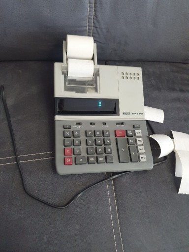 Zdjęcie oferty: Kalkulator Z drukarką MBO 1045 PD super stan 