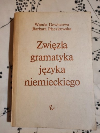 Zdjęcie oferty: Zwięzła gramatyka języka niemieckiego 