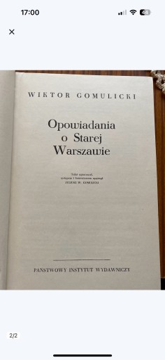 Zdjęcie oferty: Opowiadania o Starej Warszawie