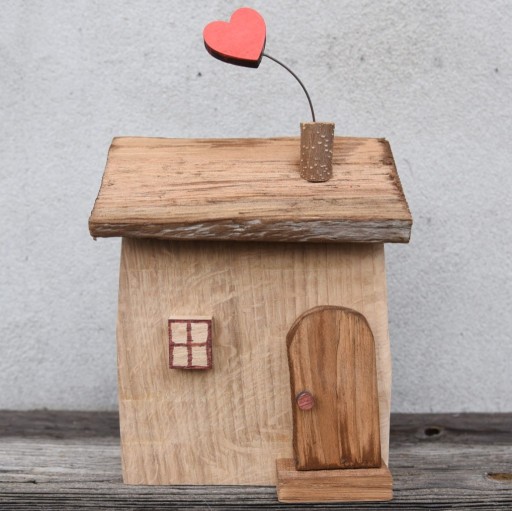 Zdjęcie oferty: Domek z drewna Dekoracja Prezent Upominek