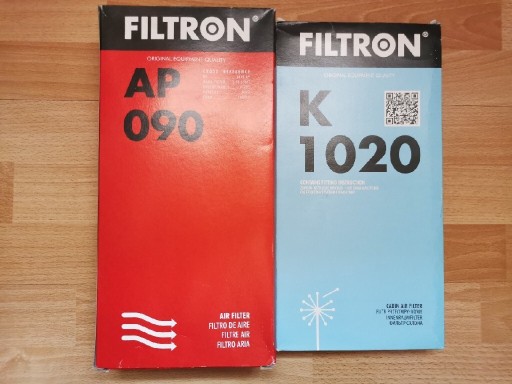 Zdjęcie oferty: Filtr powietrza AP090 oraz filtr kabinowy K1020
