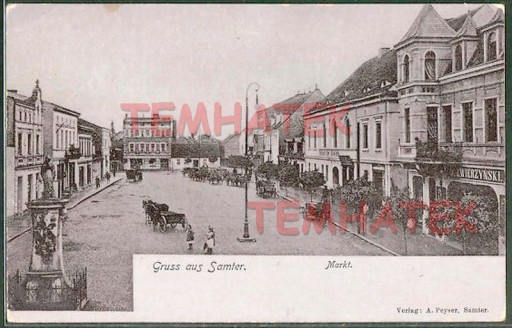 Zdjęcie oferty: SZAMOTUŁY Gruss aus Samter rynek 1905