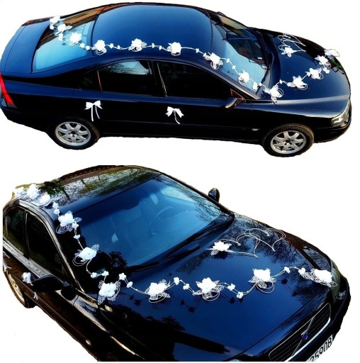 Zdjęcie oferty: Dekoracja samochodu ozdoby na auto do ślubu Serca
