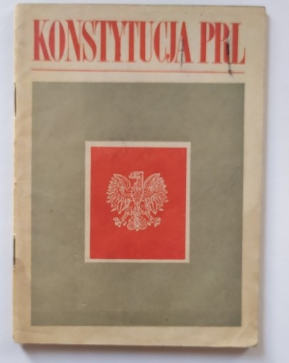 Zdjęcie oferty: Konstytucja PRL. Wydanie 1970