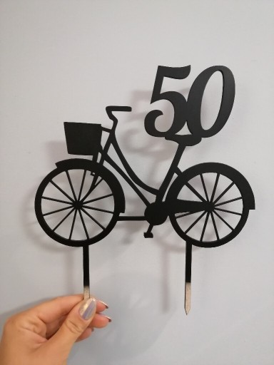 Zdjęcie oferty: Topper rower, topper na tort z rowerem. 