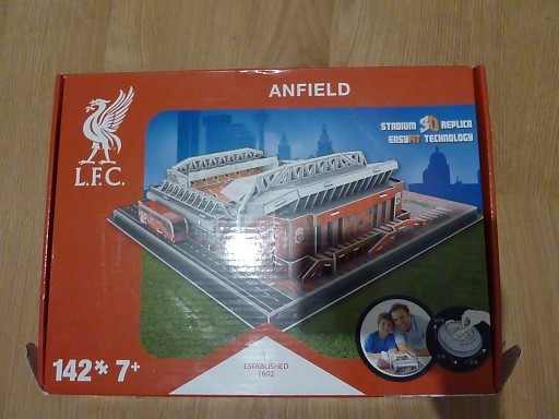 Zdjęcie oferty: PUZZLE 3D STADION PIŁKARSKI LIVERPOOL FC ANFIELD 