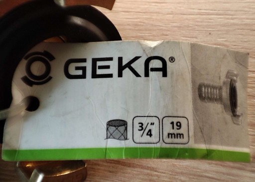 Zdjęcie oferty: Złacze GEKA kłowe-3/4" 19mm-4szt.