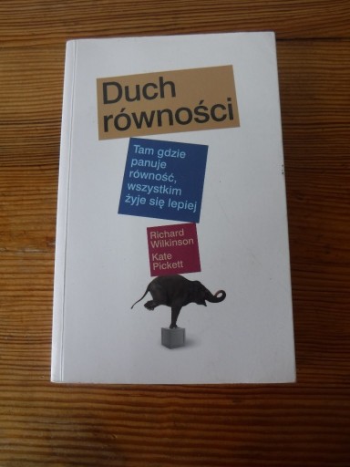 Zdjęcie oferty: Duch równości - Richard Wilkinson Kate Pickett    ZOBACZ 