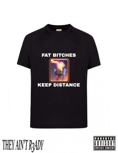 Zdjęcie oferty: Koszulka FAT BITCHES KEEP DISTANCE