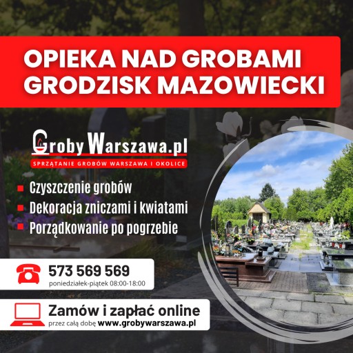 Zdjęcie oferty: Opieka nad grobami Grodzisk Mazowiecki