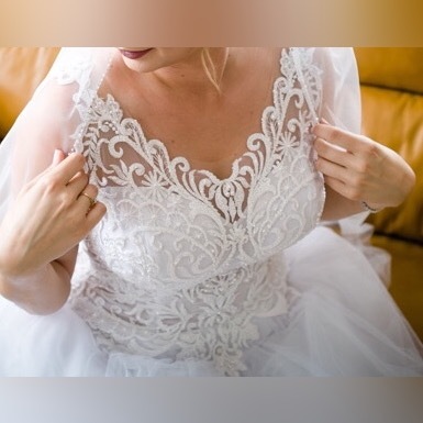 Zdjęcie oferty: Suknia ślubna 38 biała- stan idealny!